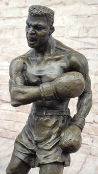 Bronze Collector Edition Signed Sculpture Muhammad Ali Sonny Liston