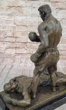 Bronze Collector Edition Signed Sculpture Muhammad Ali Sonny Liston