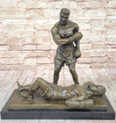 Bronze Collector Edition Signed Sculpture Muhammad Ali Sonny Liston