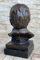 Bill Clinton Bronze Metal Bust Sculpture Signed Art