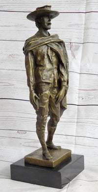 Clint Eastwood Man With No Name Bronze Sculpture 14" x 5"
