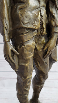 Clint Eastwood Man With No Name Bronze Sculpture 14" x 5"