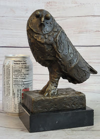 OWL by Pablo Picasso Bronze Sculpture 9" x 8"