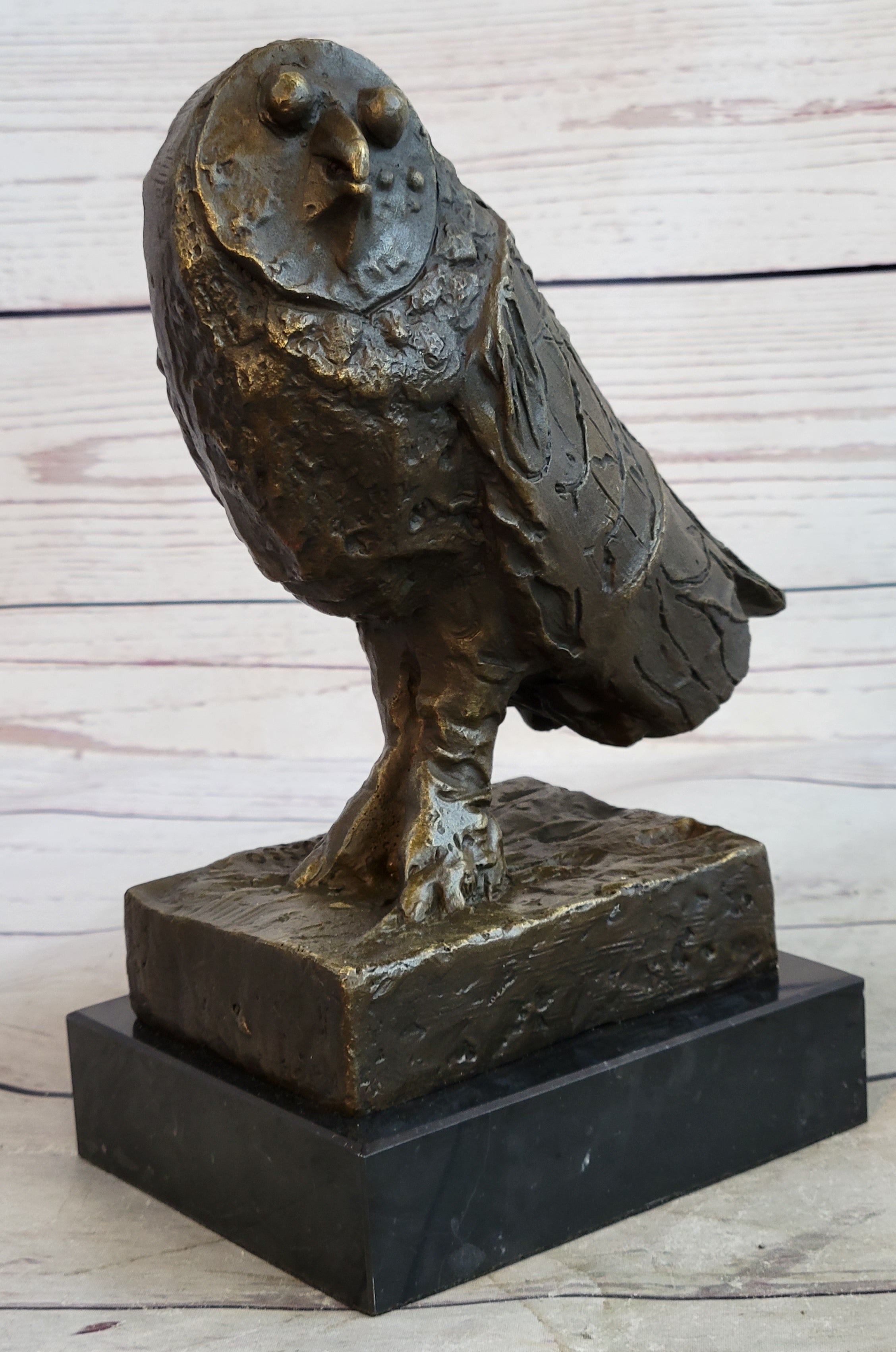 OWL by Pablo Picasso Bronze Sculpture 9" x 8"