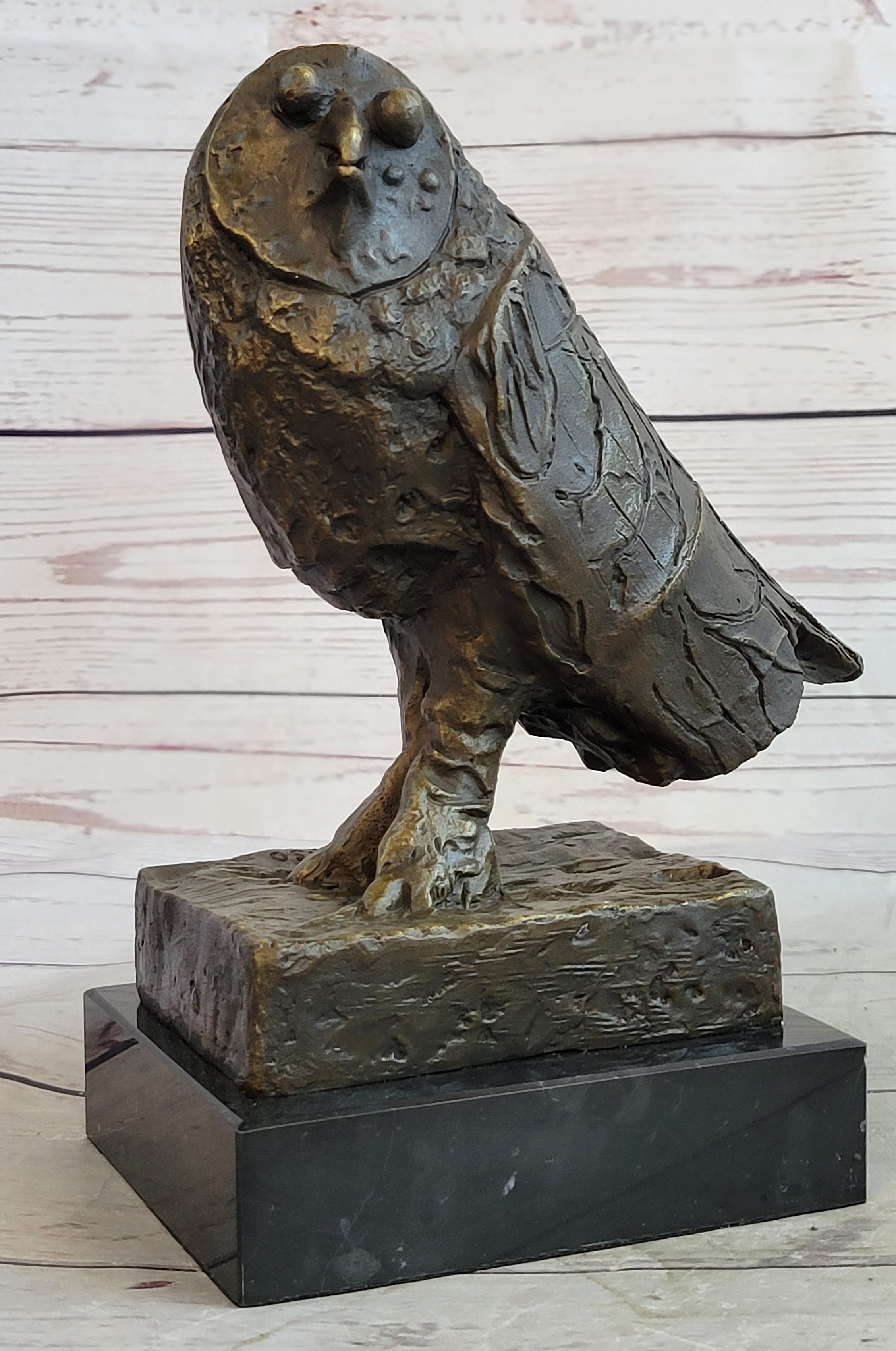 OWL by Pablo Picasso Bronze Sculpture 9" x 8"