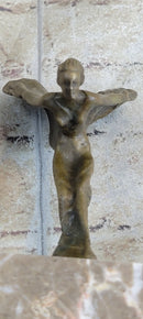 Vintage Royce Bronze Lady Spirit Of Ecstasy Hood Ornament 11''