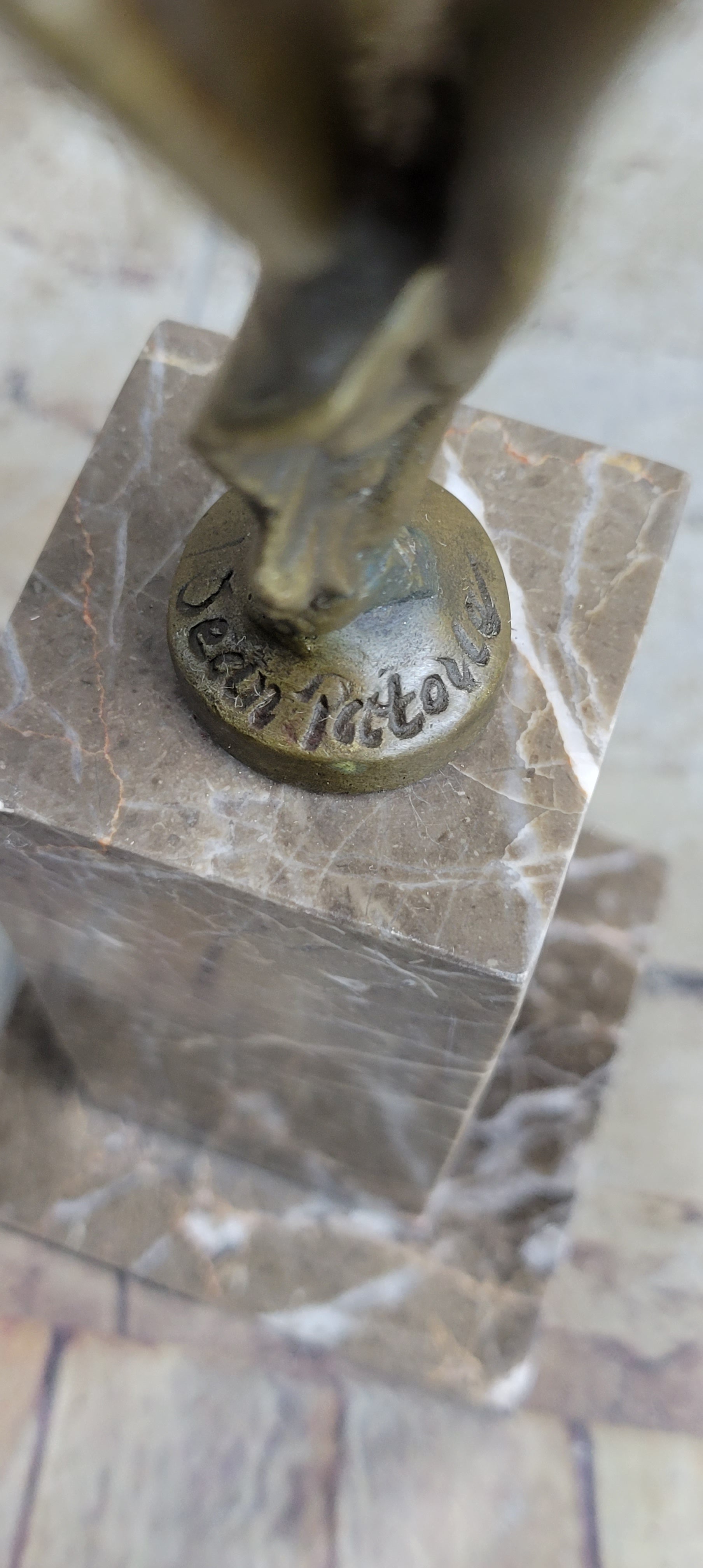 Vintage Royce Bronze Lady Spirit Of Ecstasy Hood Ornament 11''
