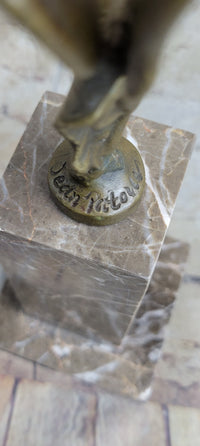 Vintage Royce Bronze Lady Spirit Of Ecstasy Hood Ornament 11''