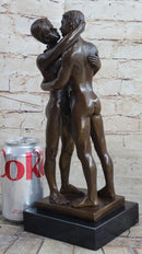 Collector Edition Bronze Sculpture Gay Erotic Art First Kiss Signed Original Art