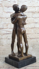 Collector Edition Bronze Sculpture Gay Erotic Art First Kiss Signed Original Art