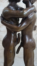 Collector Edition Bronze Sculpture Gay Erotic Art First Kiss Signed Original Art