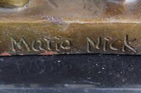 Collector Edition Bronze Sculpture Gay Erotic Art First Kiss Signed Original Art
