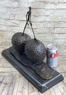 Walking Man Strawberry Alberto Giacometti Bronze 12" x 12"