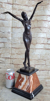 Demetre Chiparus Belly Dancer Bronze Sculpture Art Deco