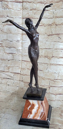 Demetre Chiparus Belly Dancer Bronze Sculpture Art Deco