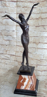 Demetre Chiparus Belly Dancer Bronze Sculpture Art Deco