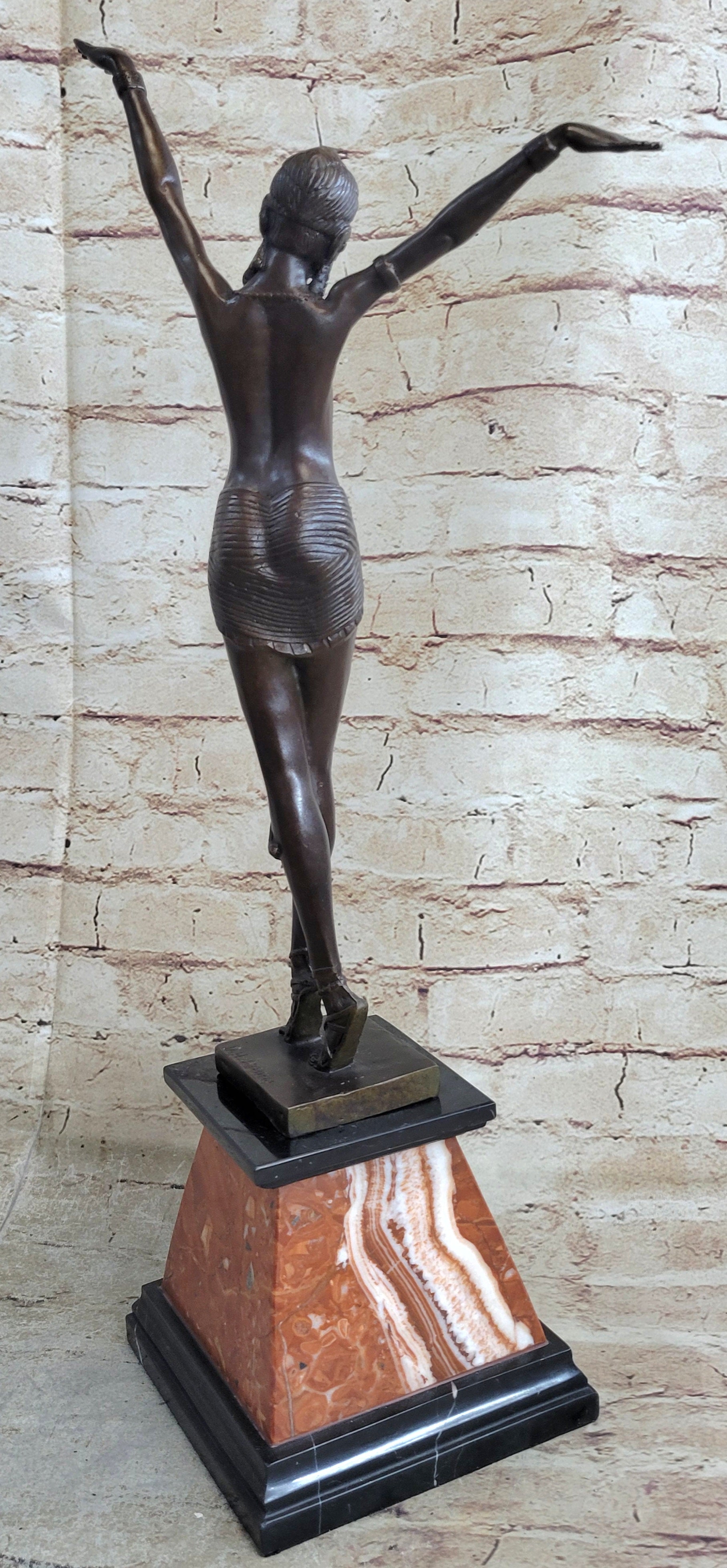 Demetre Chiparus Belly Dancer Bronze Sculpture Art Deco