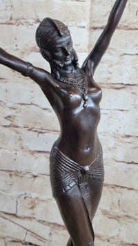 Demetre Chiparus Belly Dancer Bronze Sculpture Art Deco