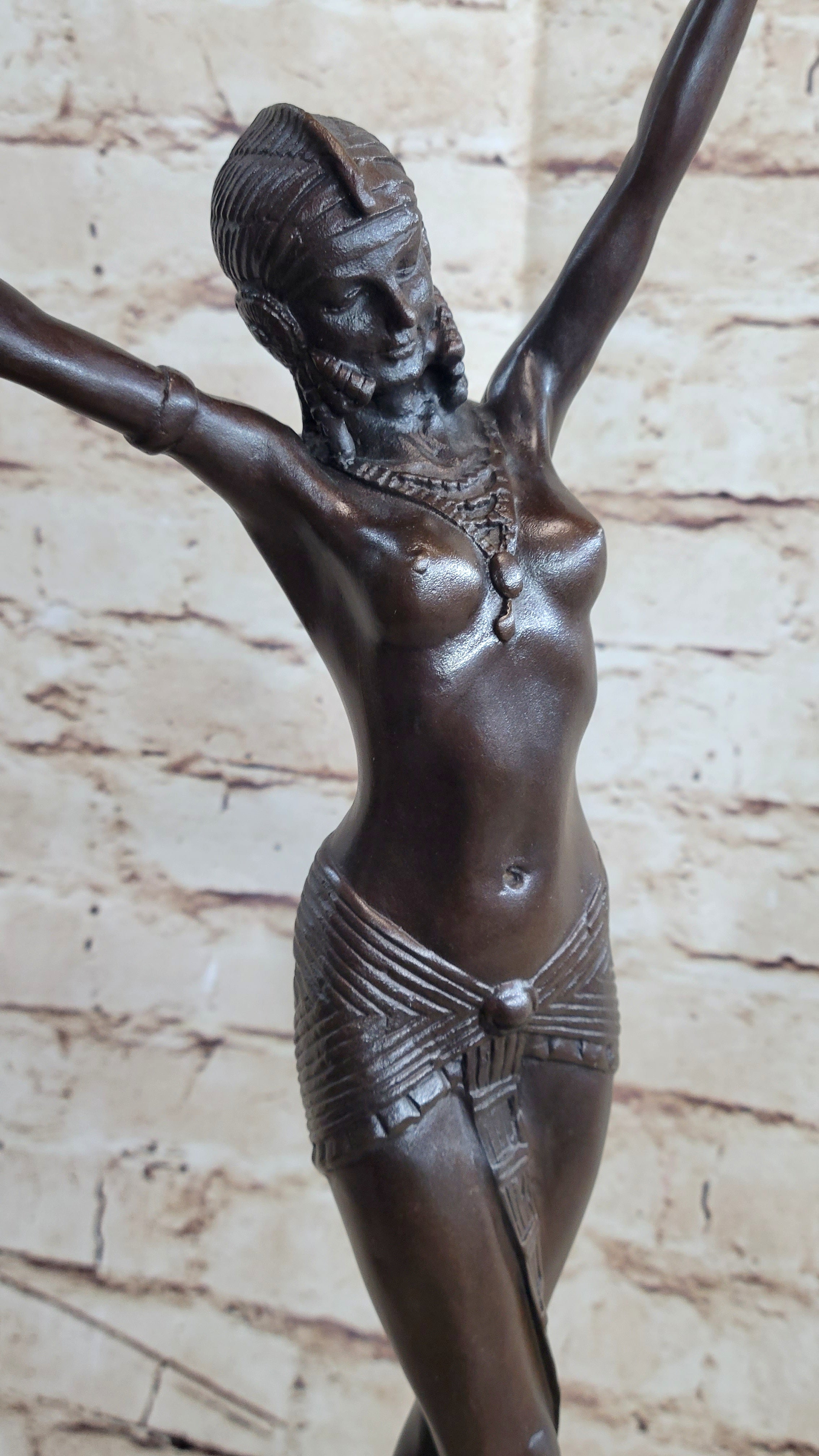Demetre Chiparus Belly Dancer Bronze Sculpture Art Deco