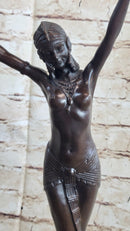 Demetre Chiparus Belly Dancer Bronze Sculpture Art Deco