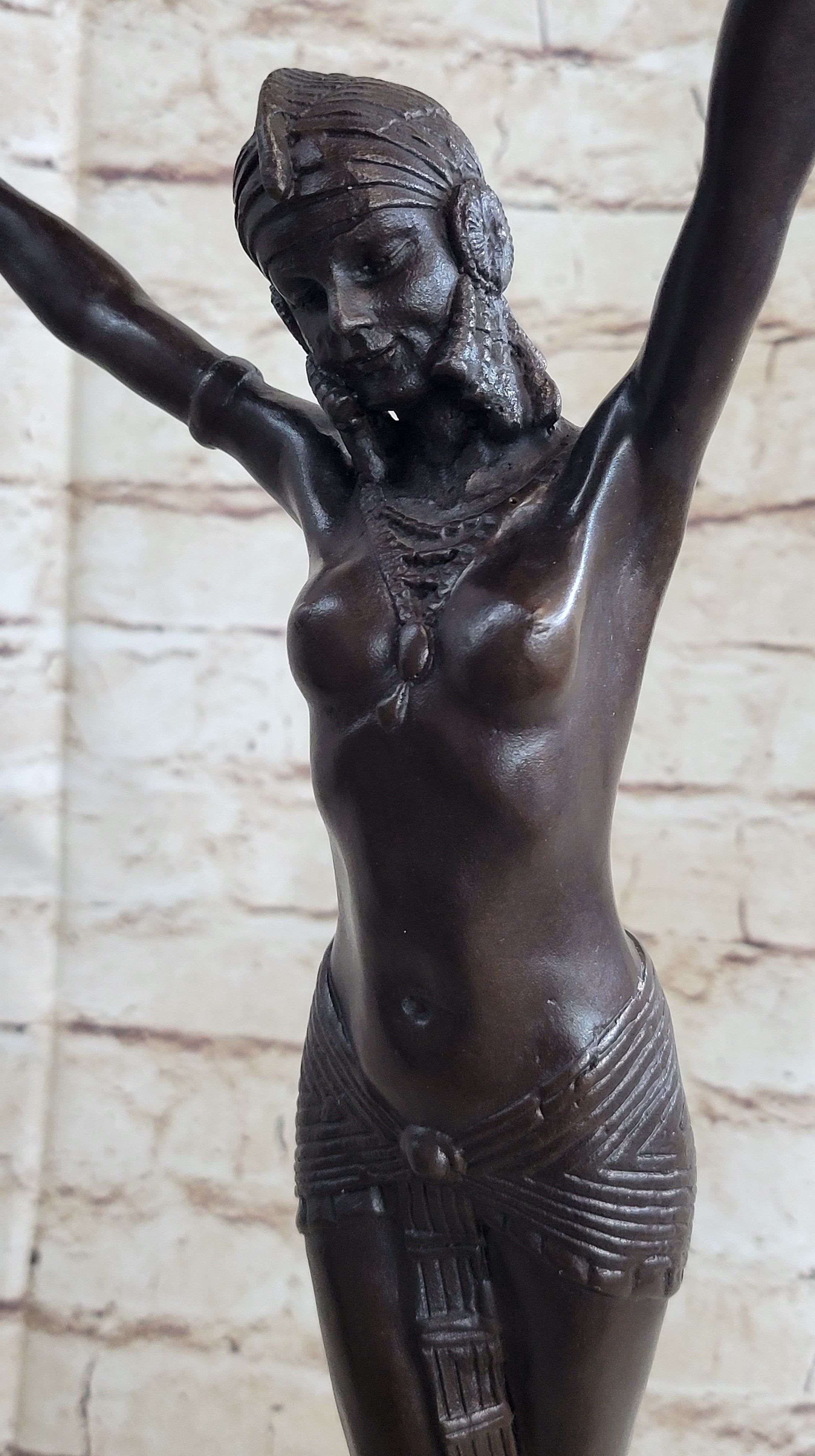 Demetre Chiparus Belly Dancer Bronze Sculpture Art Deco