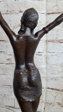 Demetre Chiparus Belly Dancer Bronze Sculpture Art Deco