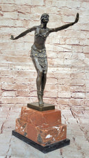 Chiparus Faetalliana Phoenician Dancer Bronze on Marble