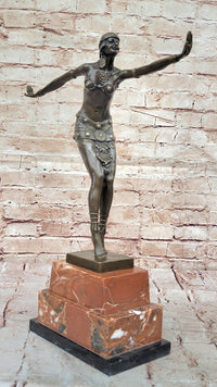 Chiparus Faetalliana Phoenician Dancer Bronze on Marble