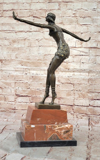 Chiparus Faetalliana Phoenician Dancer Bronze on Marble