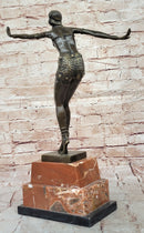 Chiparus Faetalliana Phoenician Dancer Bronze on Marble