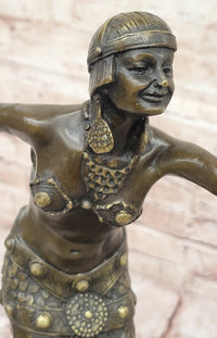 Chiparus Faetalliana Phoenician Dancer Bronze on Marble
