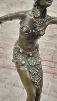 Chiparus Faetalliana Phoenician Dancer Bronze on Marble