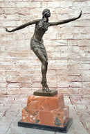 Chiparus Faetalliana Phoenician Dancer Bronze on Marble