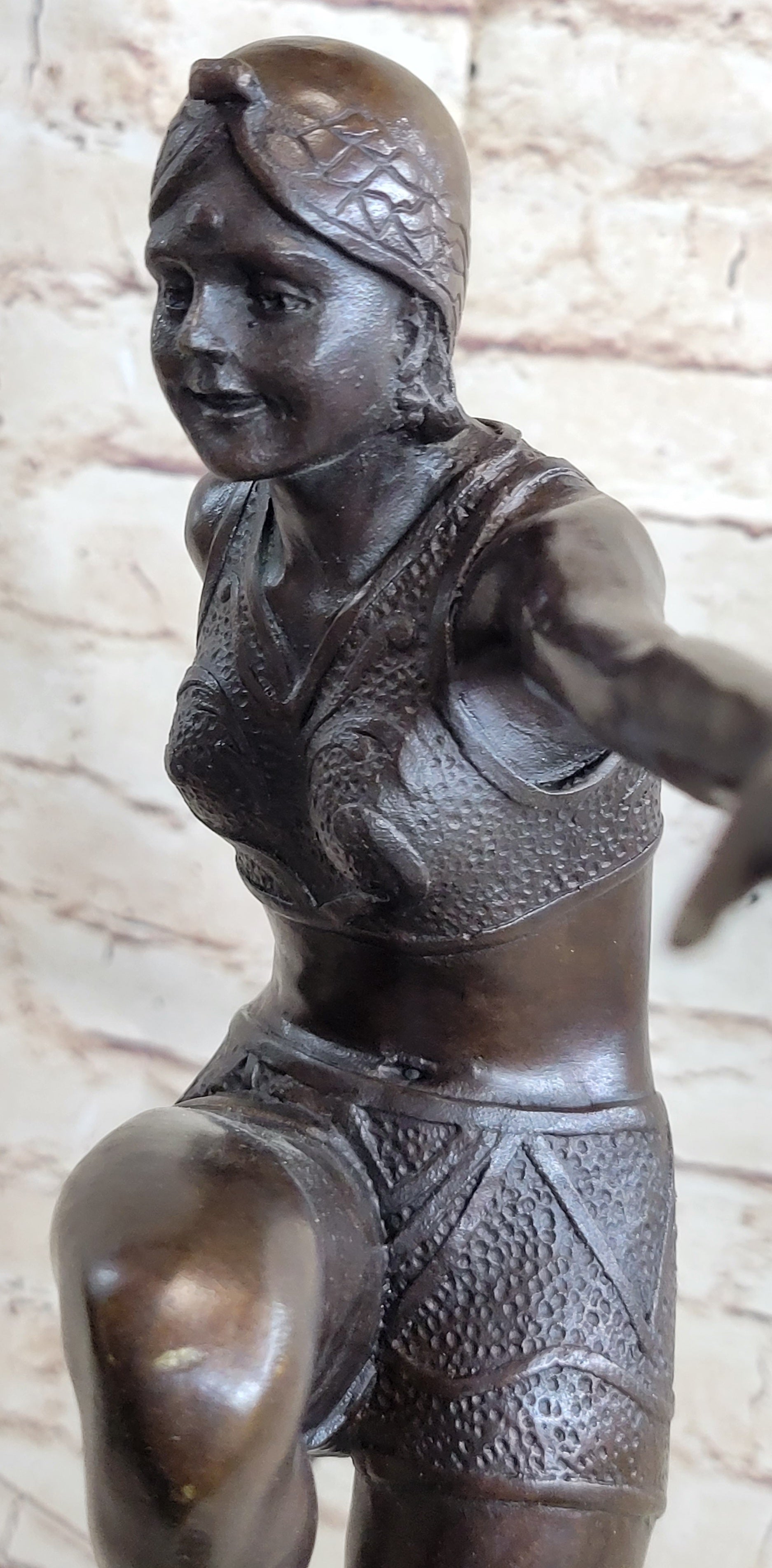 Art Deco Flapper Dancer Bronze Sculpture by Demetre Chiparus
