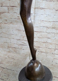 Art Deco Flapper Dancer Bronze Sculpture by Demetre Chiparus