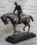 Bronze Racehorse and Jockey – Equestrian Sculpture