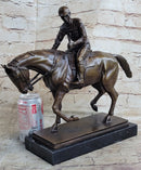 Bronze Racehorse and Jockey – Equestrian Sculpture