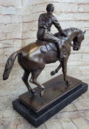 Bronze Racehorse and Jockey – Equestrian Sculpture