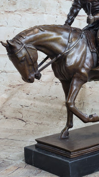 Bronze Racehorse and Jockey – Equestrian Sculpture