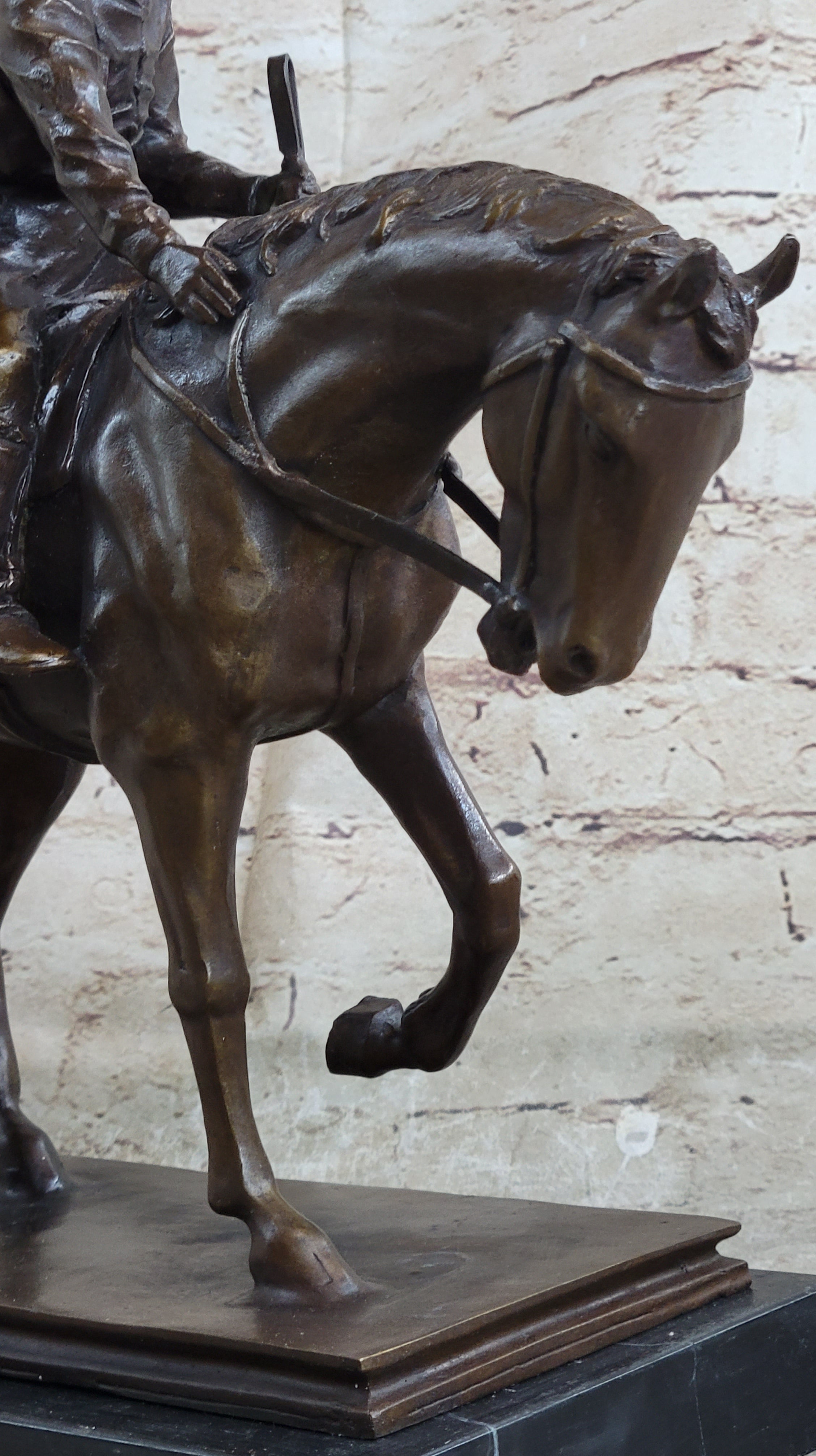 Bronze Racehorse and Jockey – Equestrian Sculpture