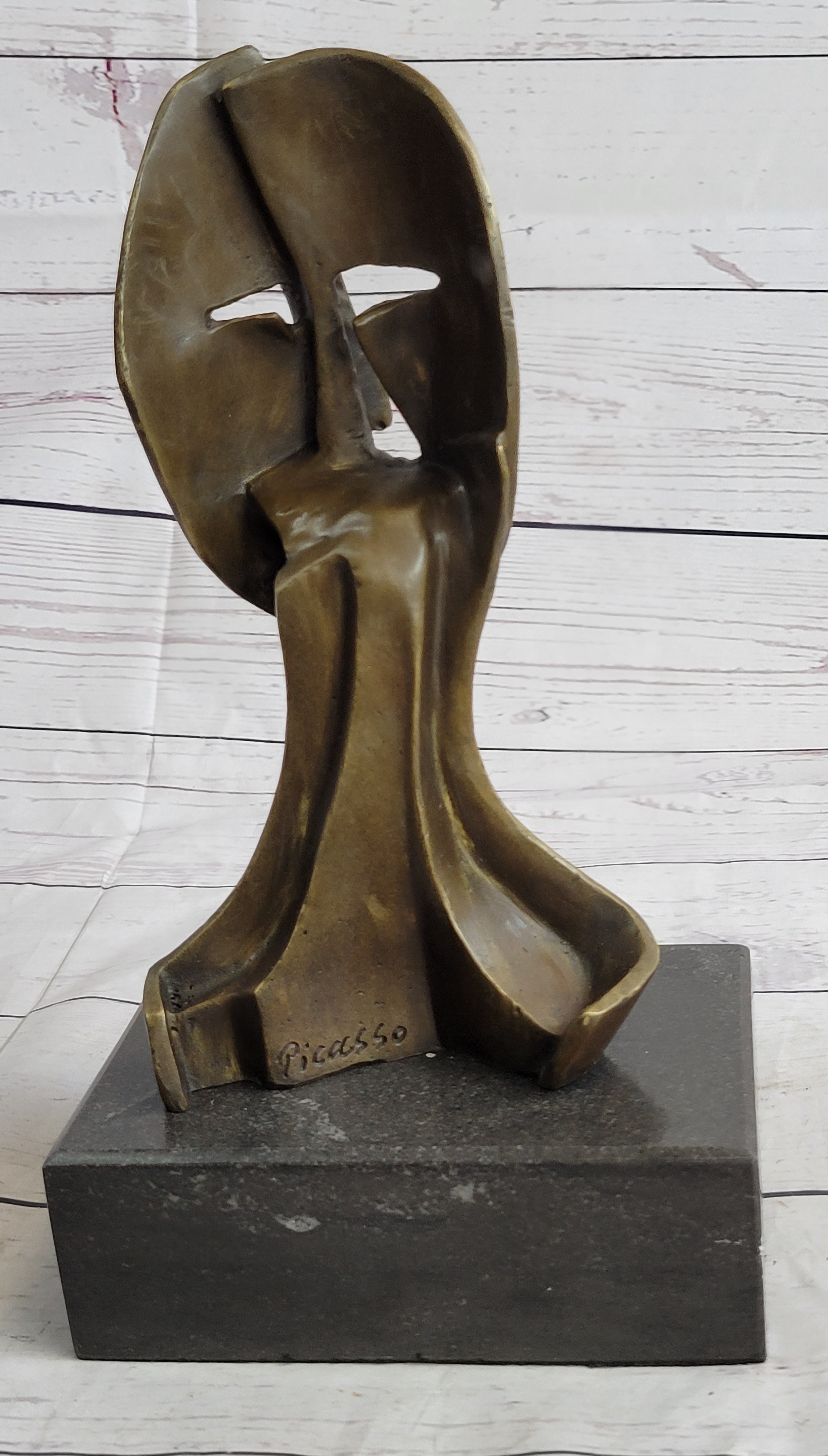 Pablo Picasso Two Faces Mask Modern Art Cubism 11" x 6"