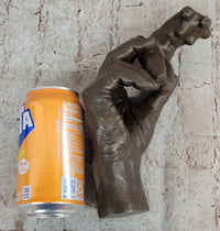 The Hand of Rodin - Bronze Sculpture Holding Nude Female Torso Figure