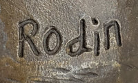 The Hand of Rodin - Bronze Sculpture Holding Nude Female Torso Figure
