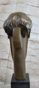 Modigliani Head of Caryatid Bronze Metal Sculpture Abstract Art