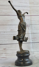 Belly Dancer Girl Bronze Sculpture Art Deco DH Chiparus