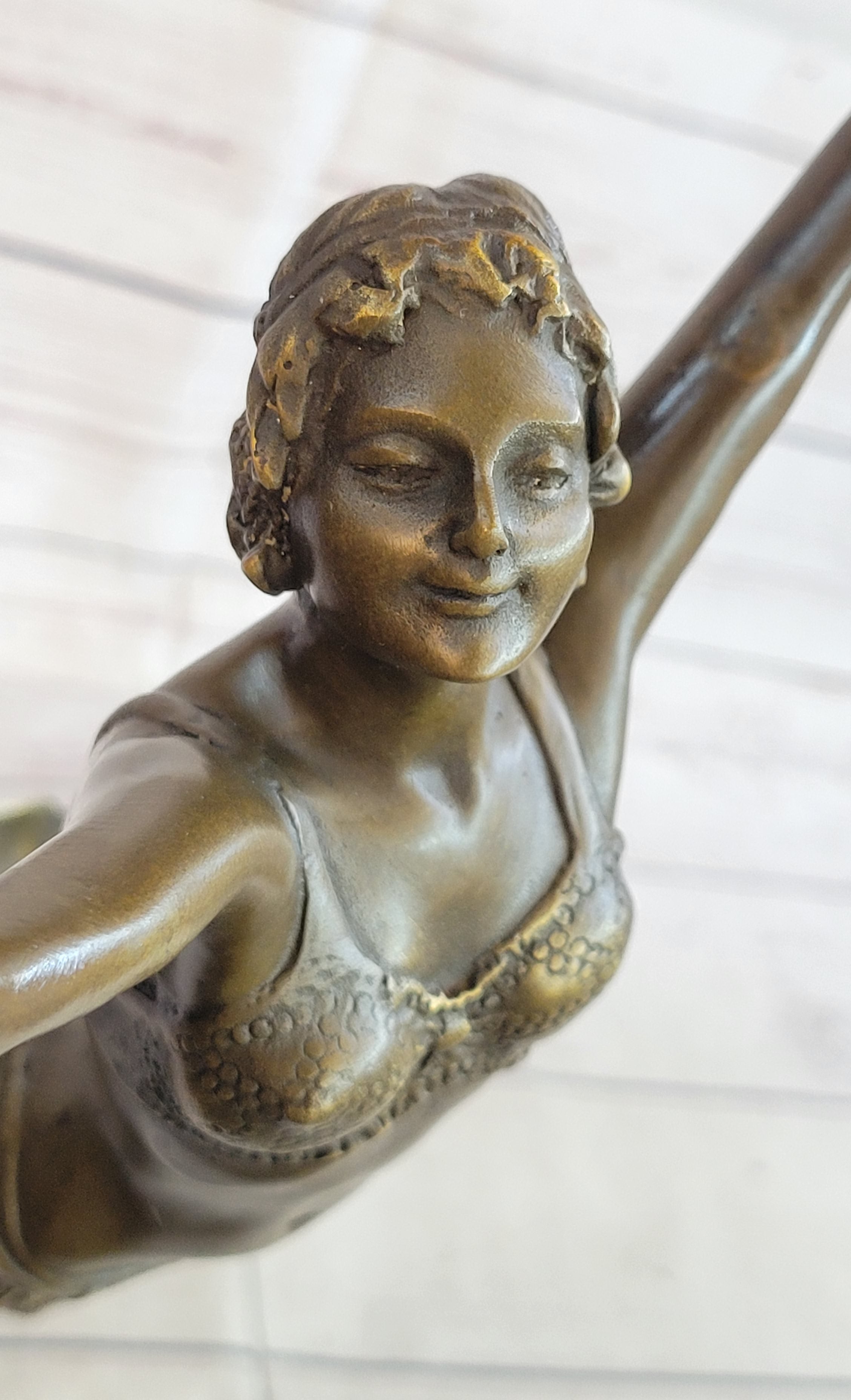 Belly Dancer Girl Bronze Sculpture Art Deco DH Chiparus