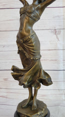 Belly Dancer Girl Bronze Sculpture Art Deco DH Chiparus