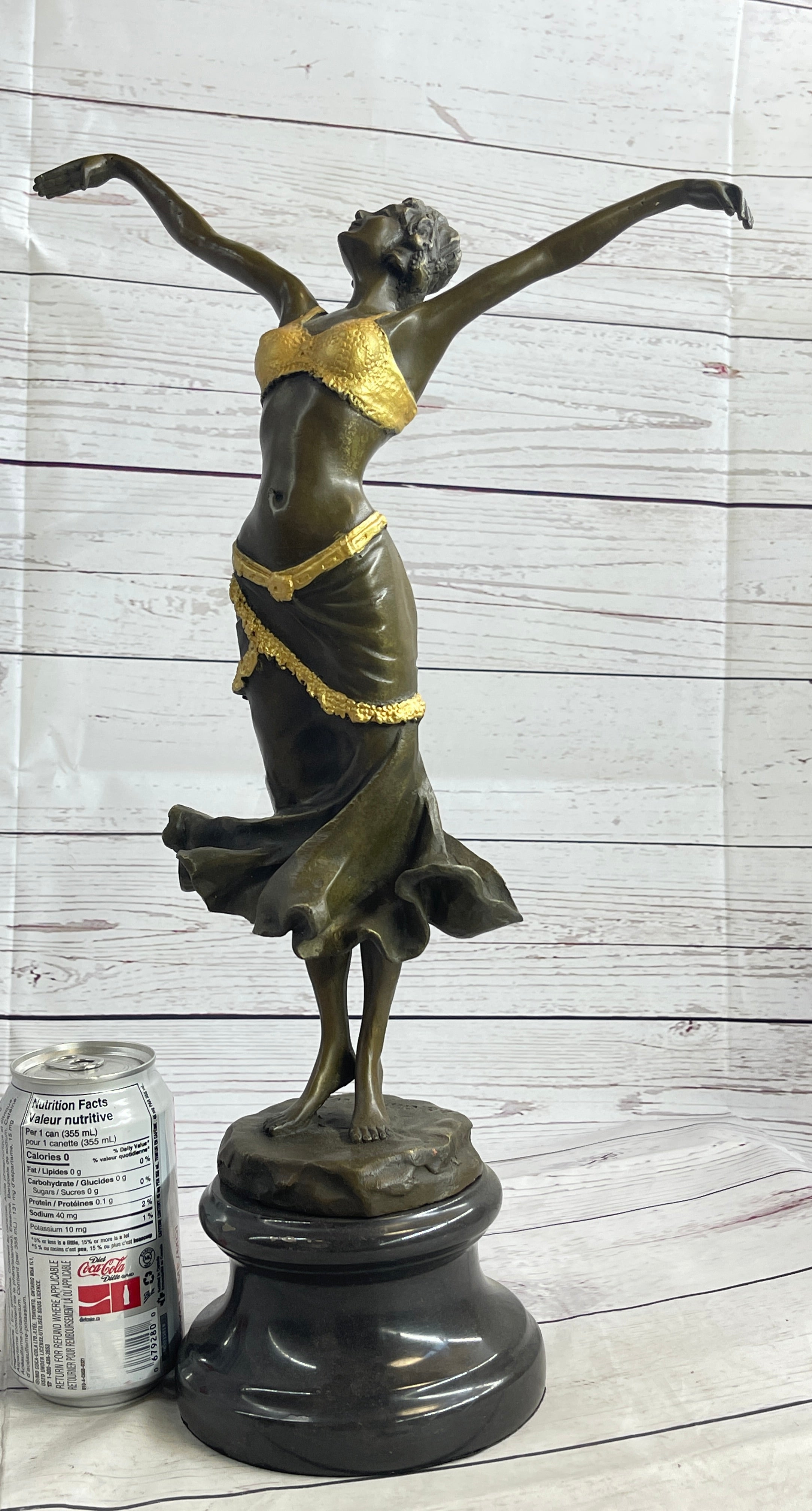 Paul Philippe 'Russian Dancer' Vintage Bronze Sculpture