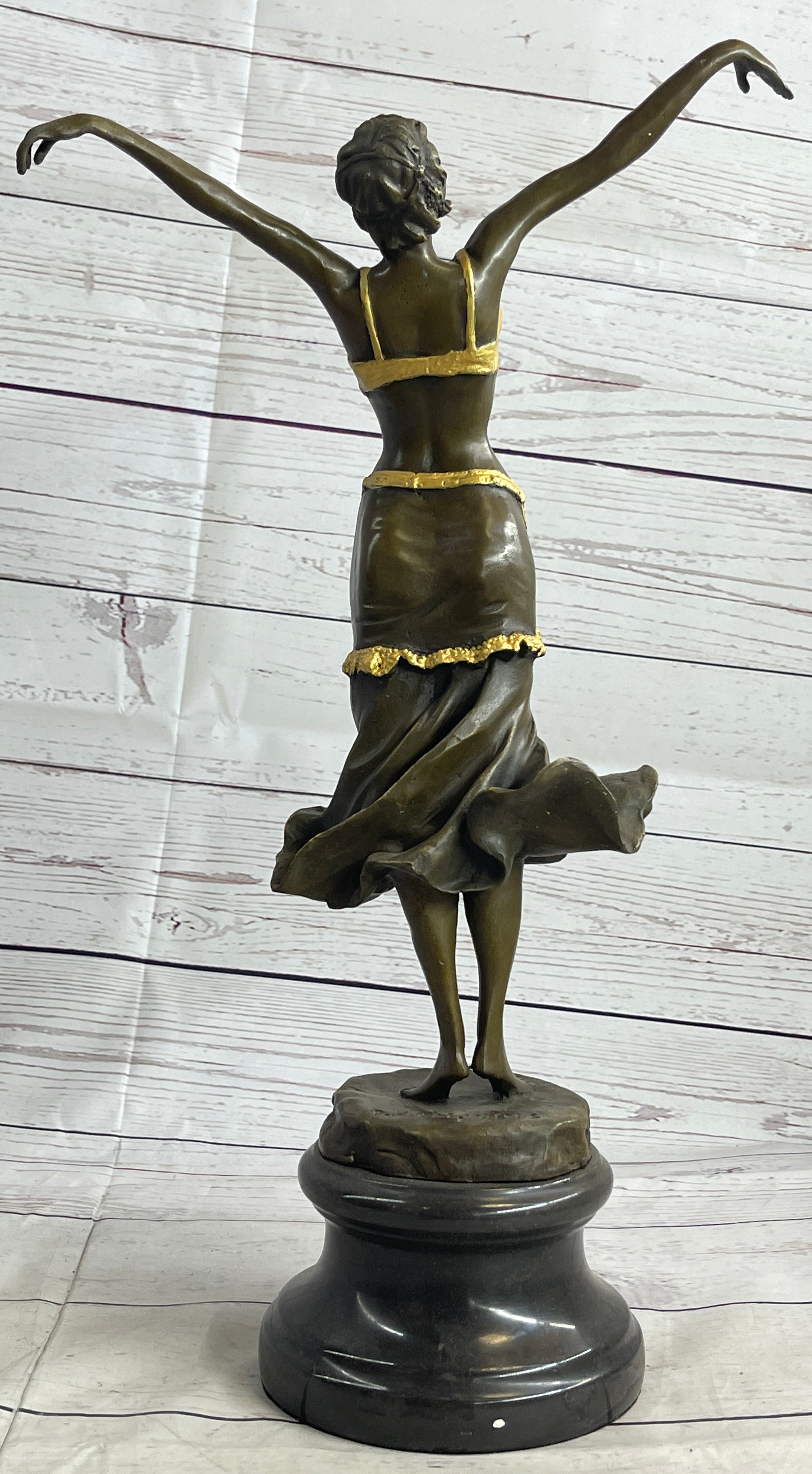 Paul Philippe 'Russian Dancer' Vintage Bronze Sculpture