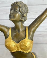 Paul Philippe 'Russian Dancer' Vintage Bronze Sculpture
